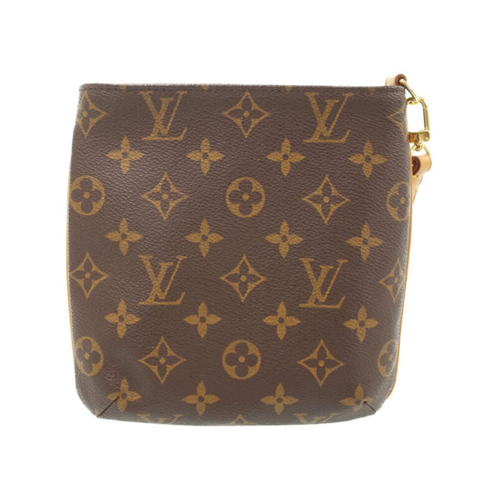 Louis Vuitton Leather Brown Partition Monogram Bag Shoulder
